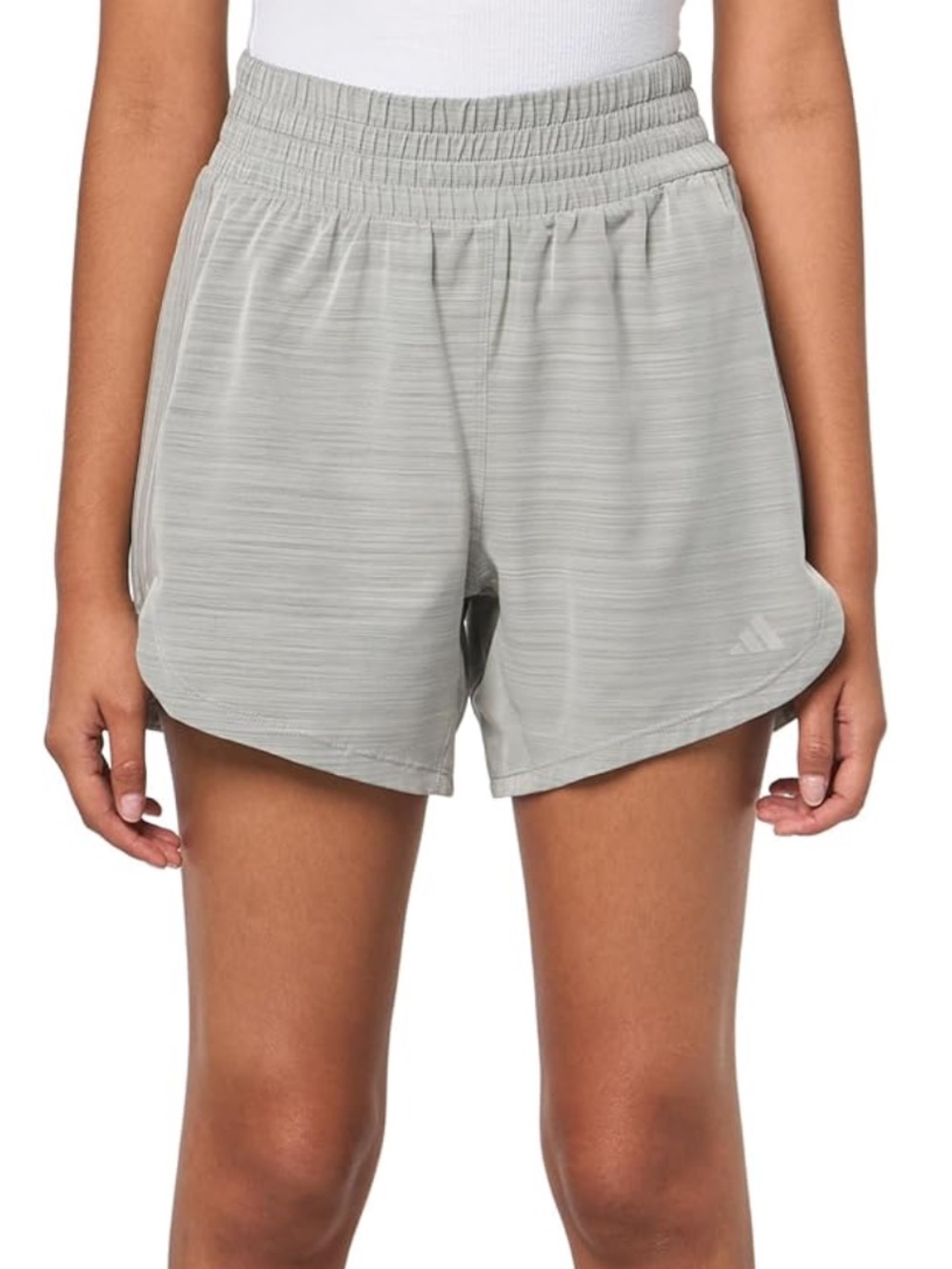 adidas Women's Light Gray Athletic Shorts